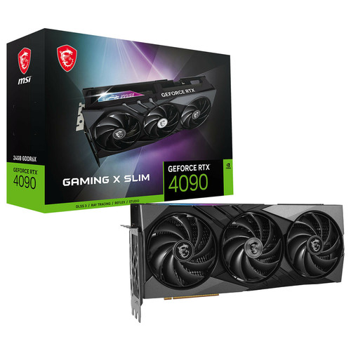Msi - GeForce RTX 4090 GAMING X SLIM 24G Msi - Carte graphique location 24 mois Composants