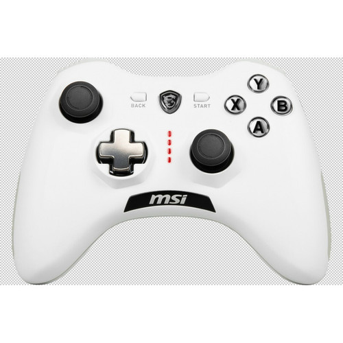 Accessoires Universels Msi Manette Gaming filaire MSI Force GC20 V2 Blanc