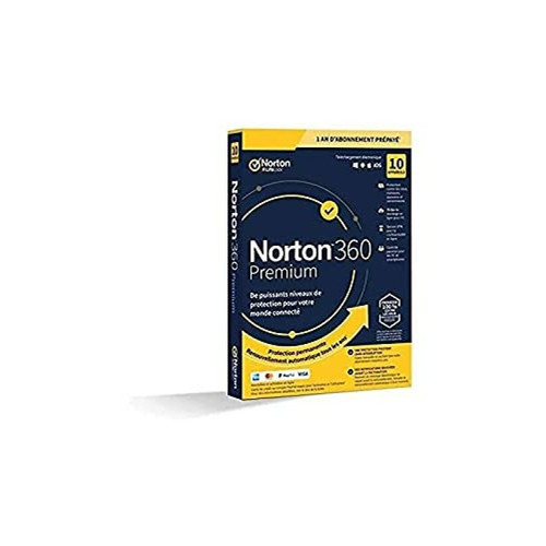Norton - 360 Premium Fr - 10 appareils - 1 an Norton - Antivirus et Sécurité Norton