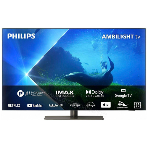 Philips - TV OLED Philips 55OLED848 Ambilight 4K UHD 120HZ 139cm 2023 Philips  - TV, Télévisions 55 (140cm)