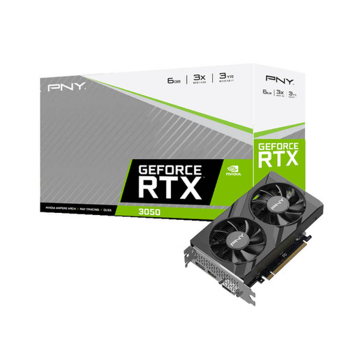 PNY - GeForce RTX 3050 VERTO Dual Fan 6GO PNY - Nvidia GeForce RTX 3050