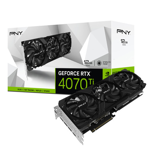 PNY - GeForce RTX 4070 Ti 12G VERTO Triple Fan PNY - Faites level up votre amour ! Gaming