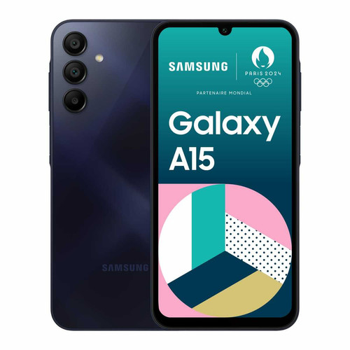 Samsung - Galaxy A15 - 4/128 Go - Bleu nuit Samsung  - Samsung Galaxy A15