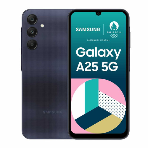 Samsung - Galaxy A25 - 5G - 6/128 Go - Noir Samsung - Marchand Rue du commerce
