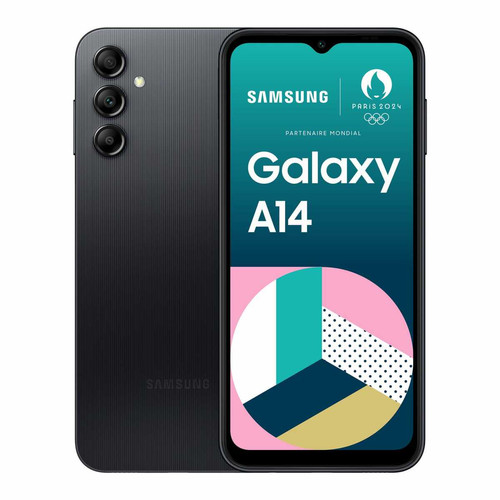 Samsung - Galaxy A14 - 4G - 4/64 Go -  Graphite Samsung - Tablette tactile Samsung