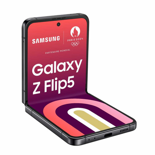Samsung - Galaxy Z Flip5 - 8/512 Go - 5G - Graphite Samsung - Téléphonie