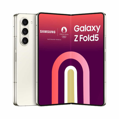 Samsung - Galaxy Z Fold5 - 12/512 Go - 5G - Crème Samsung - Smartphone Samsung