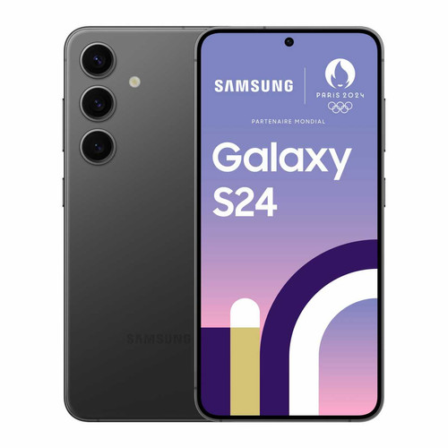 Samsung - Galaxy S24 - 5G - 8/256 Go - Noir Samsung - Smartphone 5G Smartphone