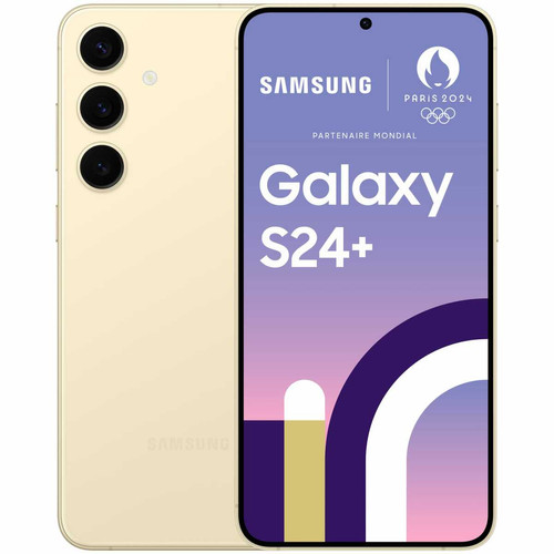 Samsung - Galaxy S24+ - 5G - 12/256 Go - Crème Samsung  - Samsung Galaxy S