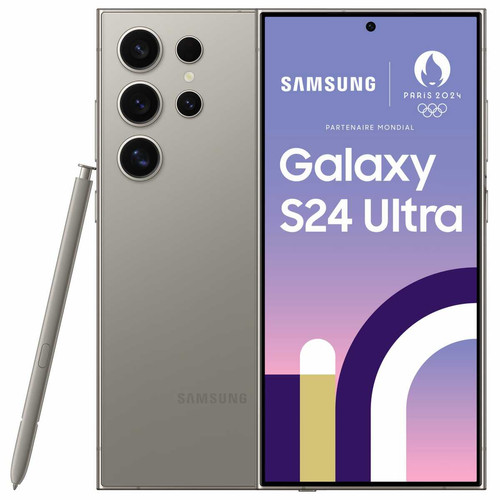 Samsung - Galaxy S24 Ultra - 5G - 12/256 Go - Gris Samsung  - Samsung Galaxy S24 Series
