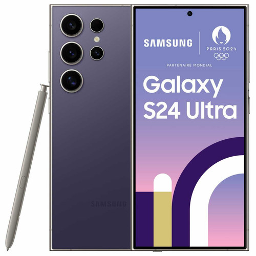 Samsung - Galaxy S24 Ultra - 5G - 12/256 Go - Violet Samsung - Smartphone paiement en plusieurs fois Téléphonie