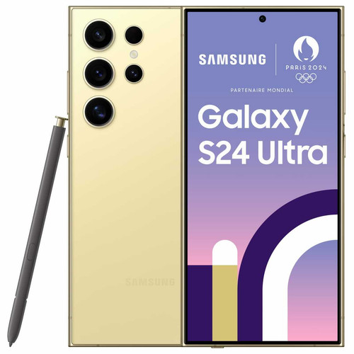 Samsung - Galaxy S24 Ultra - 5G - 12/256 Go - Ambre Samsung  - Location Smartphone