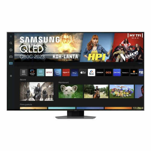 TV 32'' à 39'' Samsung TV QLED 4K 138 cm TQ55Q80C QLED 4K 2023