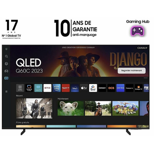 Samsung - TV QLED 4K 65" 164 cm - TQ65Q64C 2023 Samsung - TV 56'' à 65'' Smart tv
