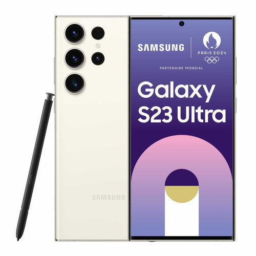 Samsung - Galaxy S23 Ultra - 8/256 Go - Crème Samsung - Produits reconditionnés