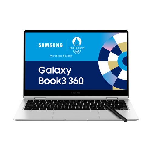 Samsung - Galaxy Book3 360 - NP730QFG-KB1FR - Argent Samsung - PC Portable Intel core i7