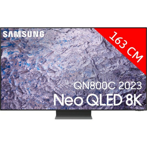 Samsung - TV Neo QLED 8K 163 cm TQ65QN800C Mini LED 8K - 100Hz Samsung - TV 56'' à 65'' Smart tv