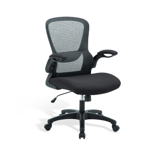 SEVEN COMFORT -  chaise de bureau ergonomique, fauteuil de bureau avec support lombaire, accoudoirs et dossier pliables, chaise pivotant et hauteur réglable SEVEN COMFORT  - Chaise de bureau Chaises