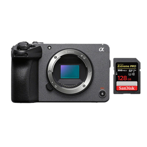 Sony - Caméra de cinéma numérique Sony FX30 + SanDisk 128 Go Extreme Pro SDXC UHS-II U3 300 Mo/s Sony - Caméscopes numériques