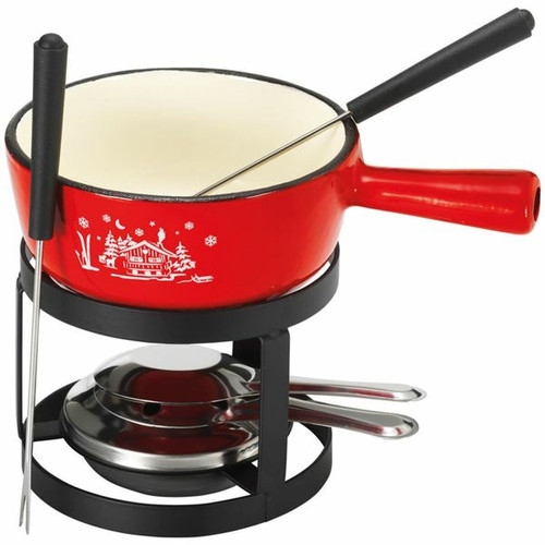 Appareil à fondue Table And Cook Service à fondue 2 fourchettes rouge - SH-V611 - TABLEANDCOOK