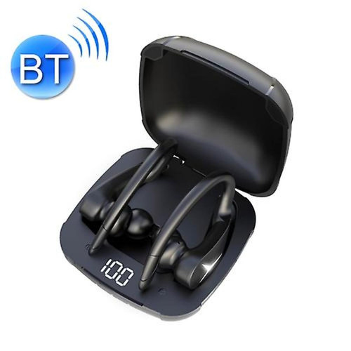 Ecouteurs intra-auriculaires Universal BE1030 oreille accroché LED affichage numérique sport TWS casque Bluetooth sans fil avec boîtier de charge