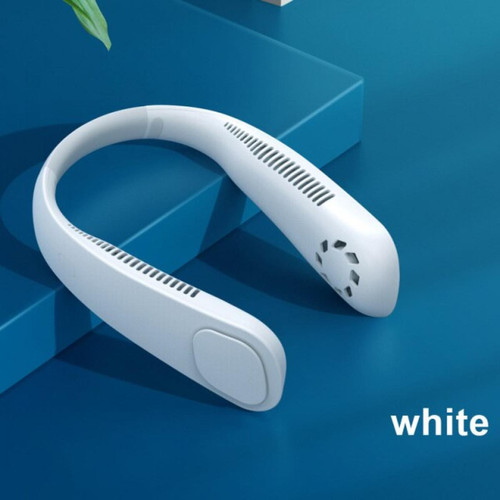 Ventilateur Universal Ventilateur de plafond de cou portable Xiaomi Sport Fan rechargeable 9000mAh refroidisseur d'air extérieur domestique | Fan (blanc)
