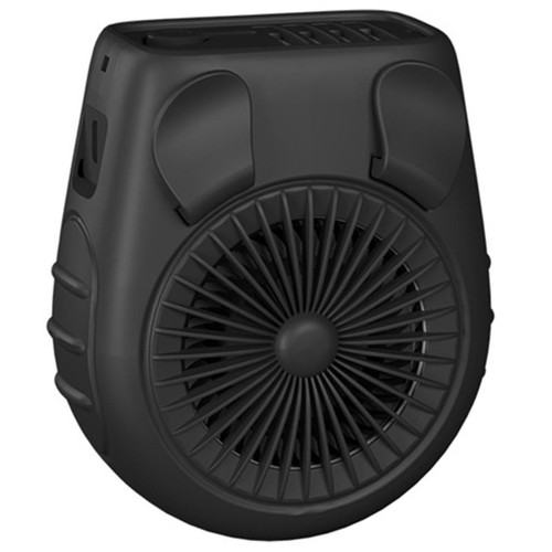 Ventilateur Universal Ventilateur individuel à pince à la taille alimenté par une batterie de 5000mAh, 3 vitesses, silencieux, rechargeable, ventilateur USB, ventilateur de refroidissement