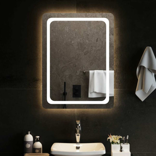 Vidaxl - vidaXL Miroir de salle de bain à LED 60x80 cm Vidaxl  - Décoration