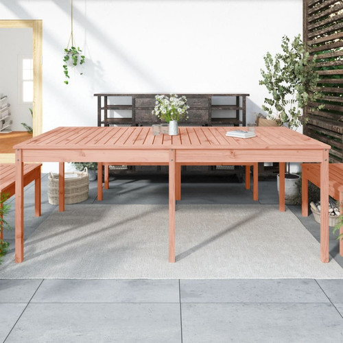 Tables de jardin Vidaxl vidaXL Table de jardin 203,5x100x76 cm bois massif de douglas
