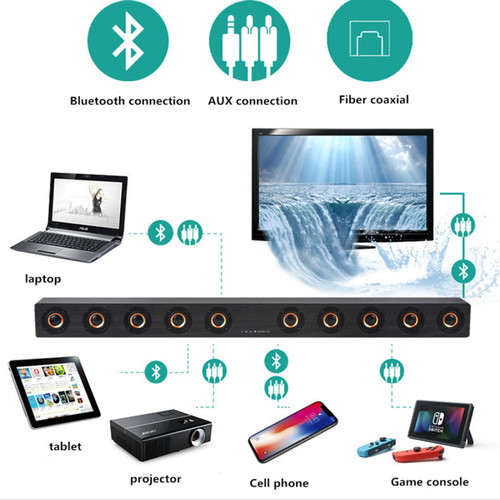 WEIMAI - Haut-parleurs Bluetooth sans fil pour barre de son Home Cinéma WEIMAI - Home cinéma sans fil Home-cinéma
