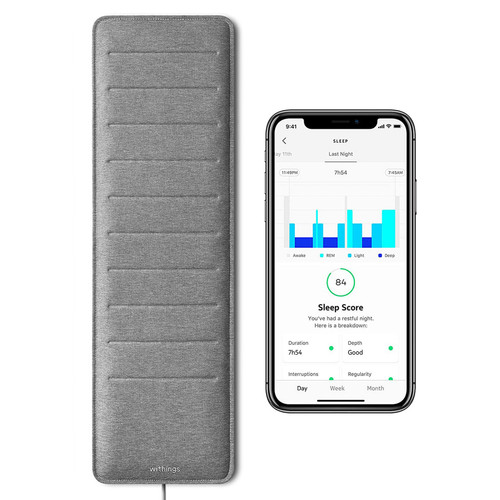 Withings - Capteur de Sommeil Connecté Health Mate Compact Sleep Analyzer Withings - Gris Withings - Autre appareil de mesure