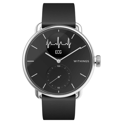 Withings - Montre Connectée 38mm Étanche Autonomie 30 jours ScanWatch 2 Withings Noir Withings  - Montre connectée Withings
