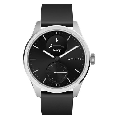 Withings - Montre Connectée 42mm Étanche Autonomie 30 jours ScanWatch 2 Withings Noir Withings  - Montre connectée Withings