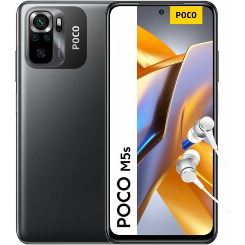 Smartphone Android Poco M5S - 4/64Go - Gris