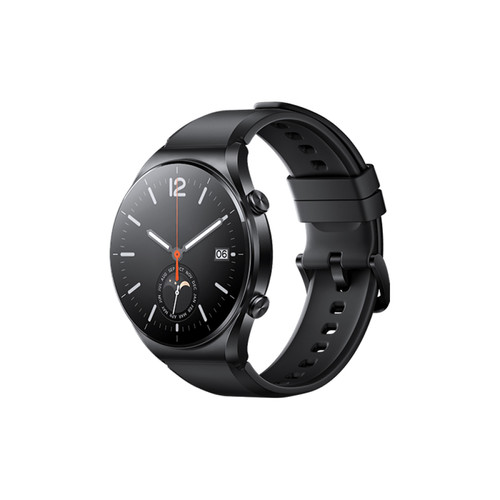 Montre connectée XIAOMI Xiaomi Watch S1 Smart Watch Bluetooth appelant Smart Watch Watch Men's Streproof Sports Fitness Menters applicable à iOS Android Oeds Black (Black Fluorine Rubber Strap)