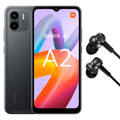 XIAOMI - Redmi A2 4/64 Go + écouteurs Mi in-ear Noir XIAOMI  - Smartphone XIAOMI