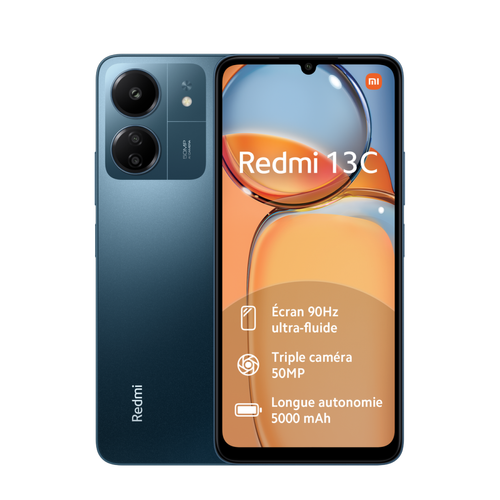 XIAOMI - Redmi 13C - 8/256 Go - Navy Blue XIAOMI  - Xiaomi Redmi Téléphonie