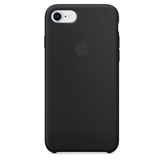 Apple - iPhone 8/7 Silicone Case - Noir Apple  - Accessoires Apple Accessoires et consommables