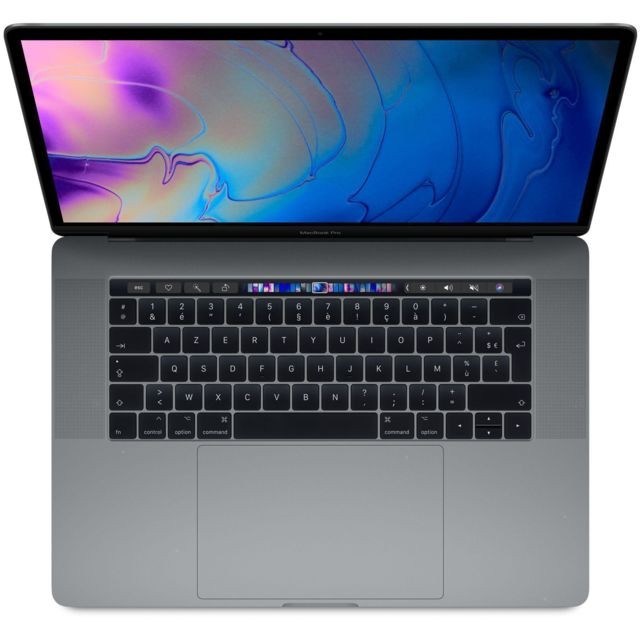 Apple - MacBook Pro Touch Bar 15"" Retina (Mi-2017) - Core i7 3,1 GHz  - SSD 512 Go - 16 Go AZERTY - Français Apple  - Macbook reconditionné