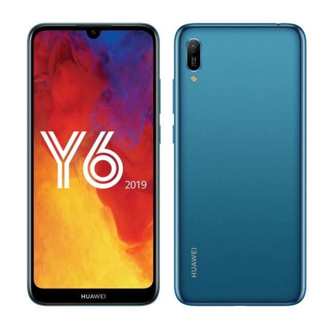 Huawei - Smartphone Y6 2019 Huawei Bleu Huawei - Huawei reconditionné
