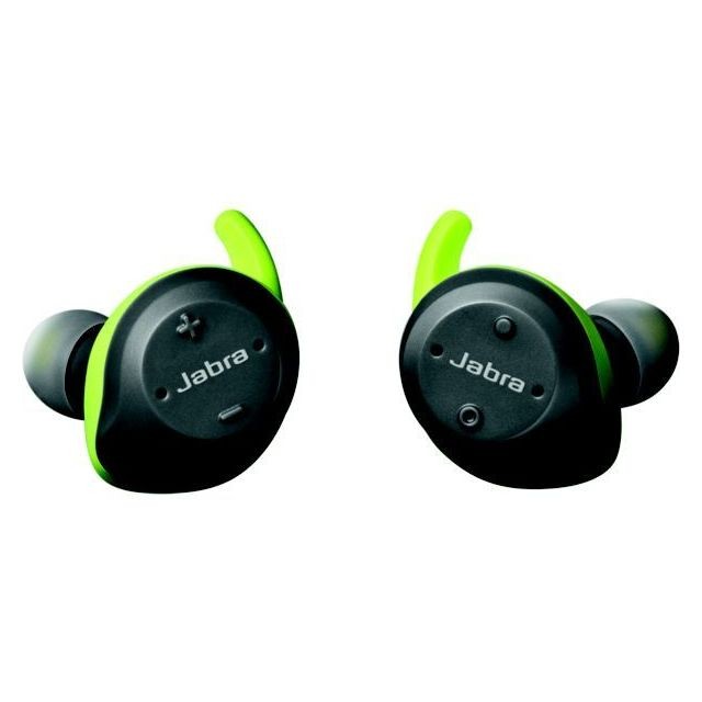 Ecouteurs intra-auriculaires Jabra Elite Sport gris et vert - Ecouteurs Sport True Wireless