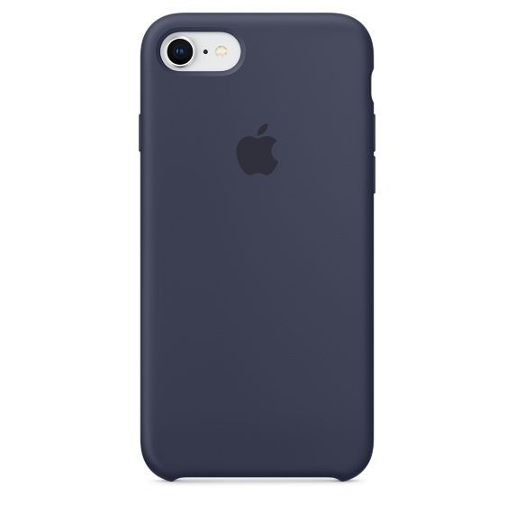 Coque, étui smartphone Apple iPhone 8/7 Silicone Case - Bleu nuit