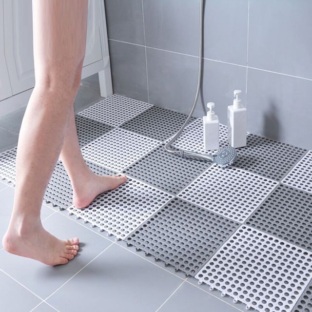 meuble bas salle de bain marque generique Tapis de sol antidérapant pour salle de bain