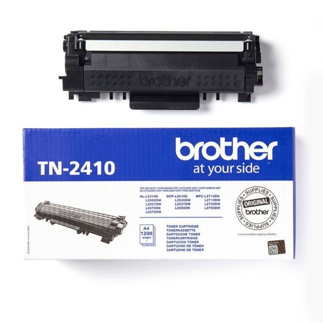 Brother - TN-2410 Cartouche de toner noir authentique Brother - Accessoires et consommables