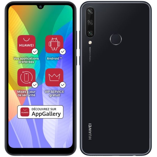 Huawei - Y6p - Noir Huawei - Smartphone 7 pouces Smartphone Android