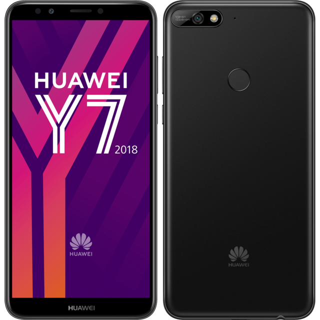 Huawei - Y7 2018 - Noir Huawei  - Smartphone Huawei