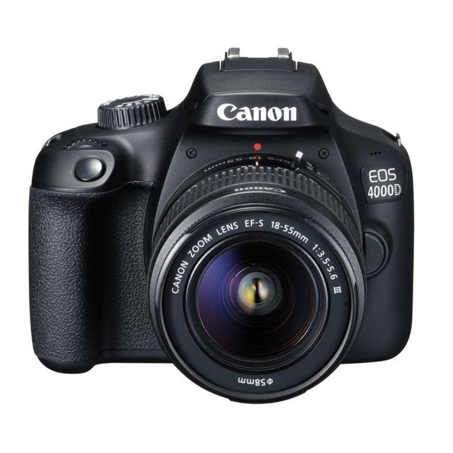 Canon - APN Reflex  EOS 4000D + EF-S18-55 mm - Noir Canon  - Photo & vidéo reconditionnées