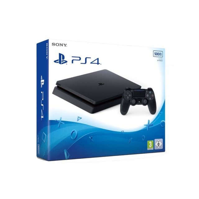 Console PS4 Sony Console PS4 Slim - 500 Go - Noir