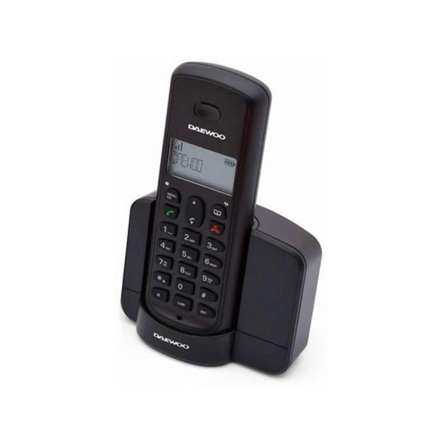 Téléphone fixe sans fil Daewoo Téléphone Sans Fil Daewoo DTD-1350 DECT DUO Noir