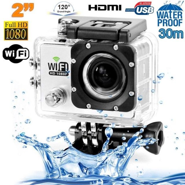 Caméra d'action Yonis Caméra sport waterproof